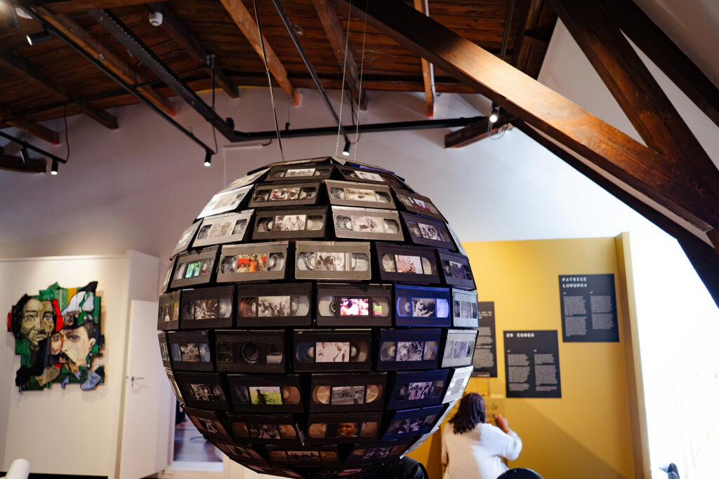 A piece from the Echoes of Independence exhibition