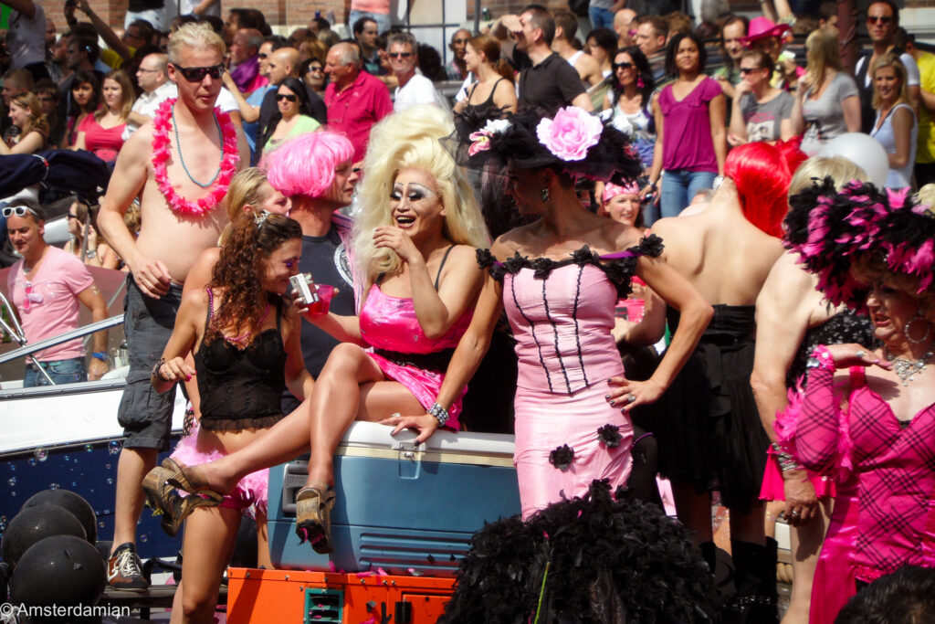 People in the Canal Parade 2011