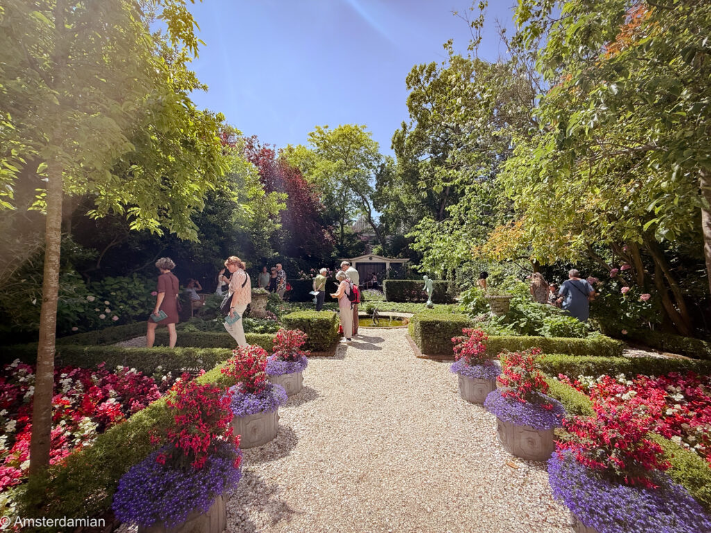 People visiting one of the gardens at Open Garden Days 2026