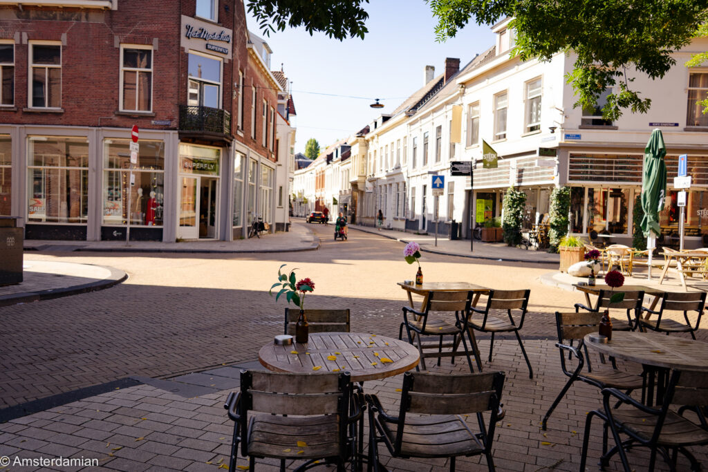 A quiet terrace in Tilburg