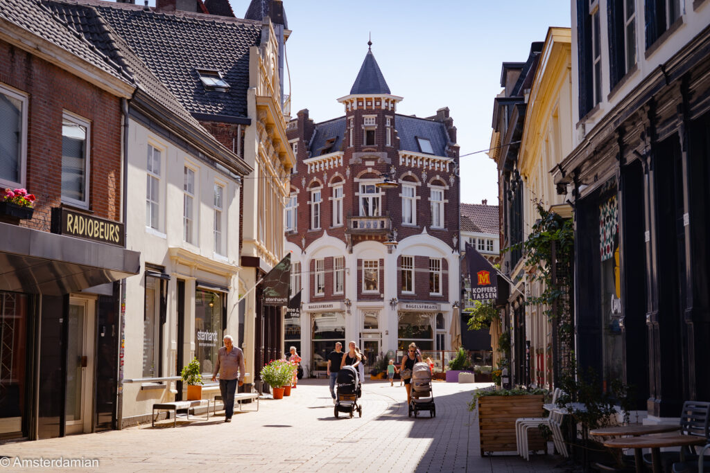 A shopping street in Tilburg