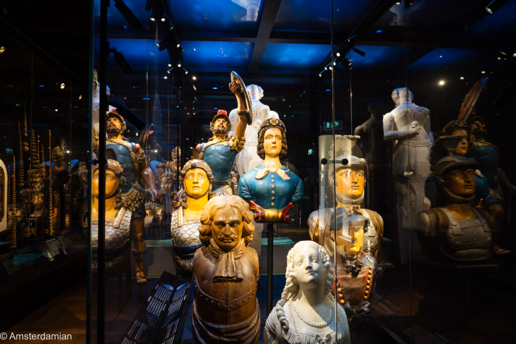 Ship decorations at the Scheepvaartmuseum Amsterdam