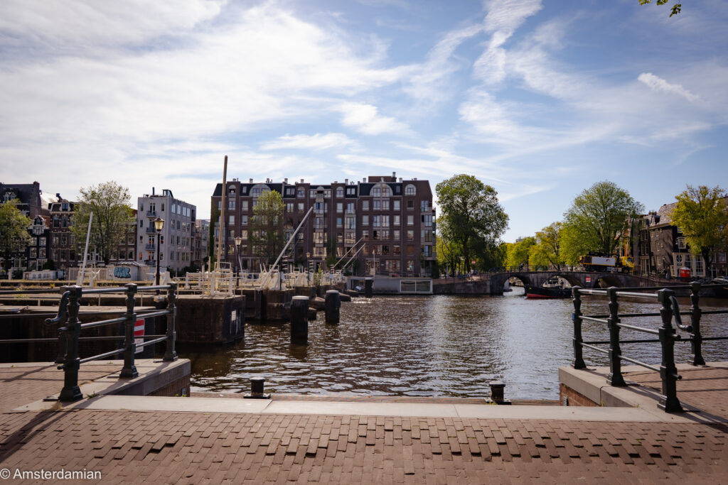 Amstelsluizen view