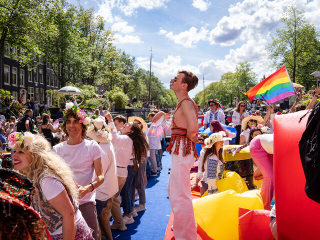 First Time on the Boat at Amsterdam Pride Canal Parade
